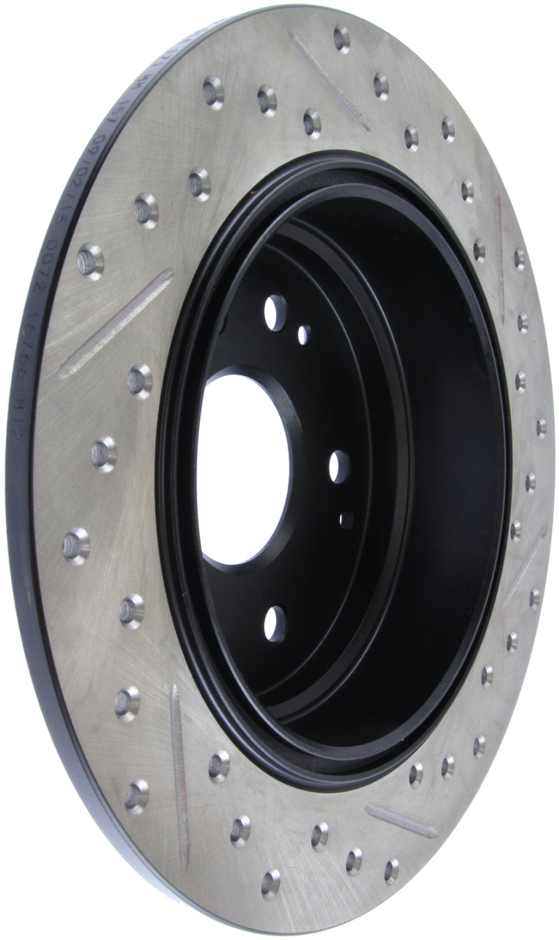 StopTech 04-08 Acura TL / 03-09 Honda Element Slotted & Drilled Right Rear Rotor
