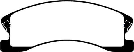 Plaquettes de frein avant EBC Yellowstuff pour Jeep Grand Cherokee 4.0 (Akebono) 99-04