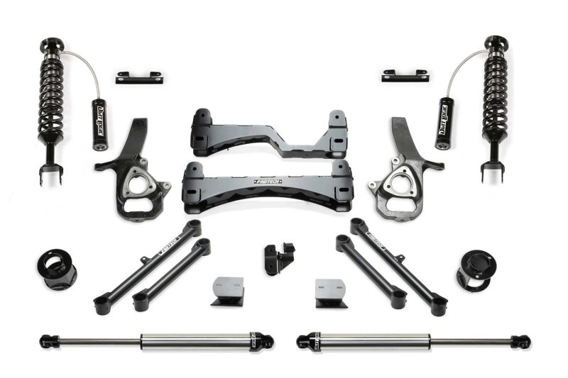 Fabtech 19-21 Ram 1500 2WD 6in Perf Sys avec Dl 2.5 Resi C/O et Rr Dl