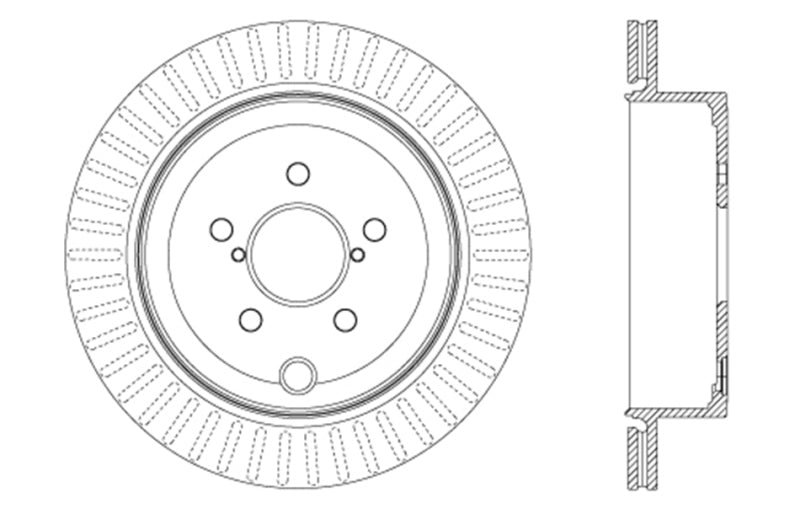 Disque de frein sport fendu et percé StopTech