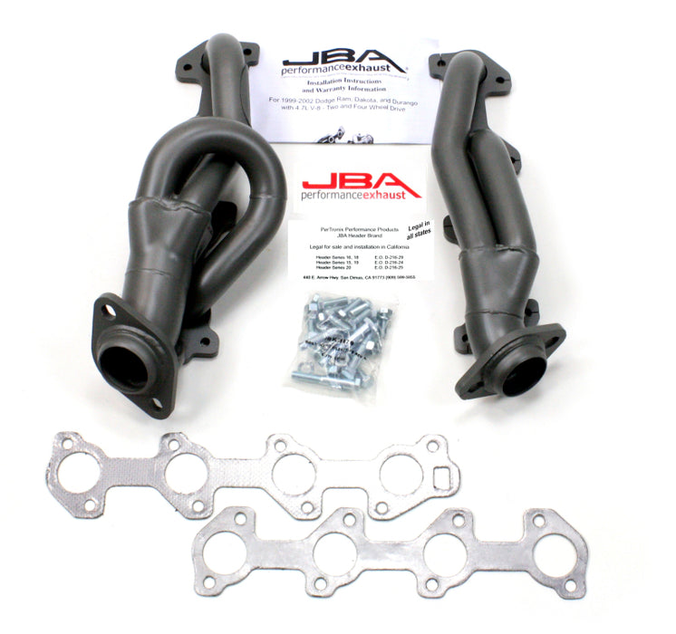 JBA 04-07 Dodge Dakota 4,7 L PowerTech 1-1/2" Primaire Ti Ctd Cat4Ward