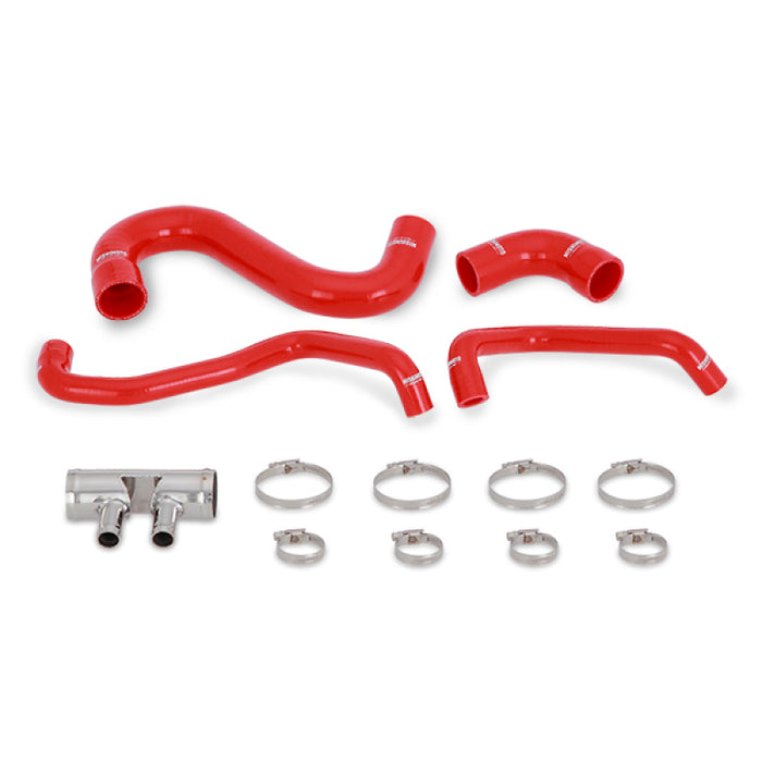 Durite de radiateur inférieure en silicone Mishimoto pour Ford Mustang GT 2015+ - Rouge