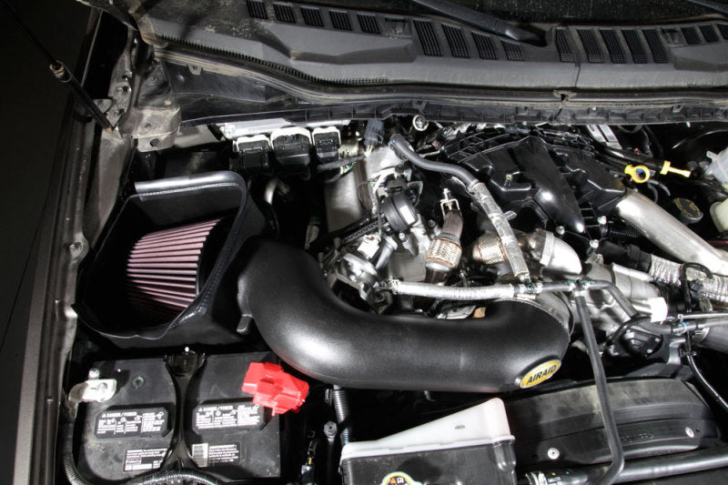 Kit d'admission d'air froid Airaid 17-18 Ford F-250/F-350/F-450 Super Duty V8-6.7L DSL