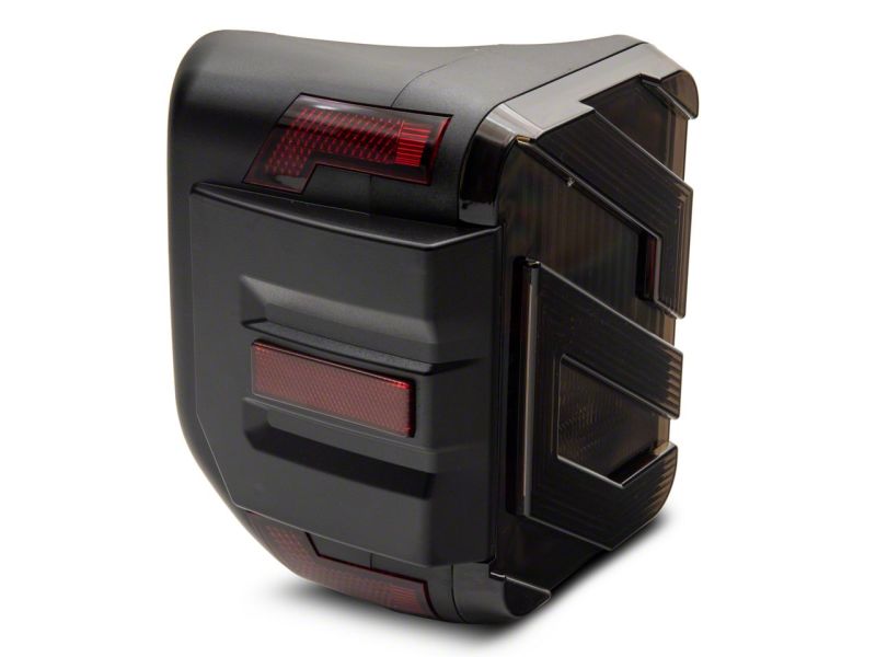 Feux arrière à LED Raxiom 20-23 Jeep Gladiator JT Axial Series - Boîtier noir (lentille fumée)