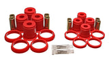 Bagues de bras de suspension arrière rouges pour Jeep Grand Cherokee 93-98 Energy Suspension - Doit réutiliser la coque extérieure OEM