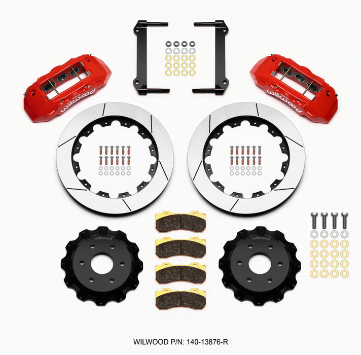 Kit avant Wilwood TX6R 16,00 pouces rouge 1999-2014 GM Truck/SUV 1500