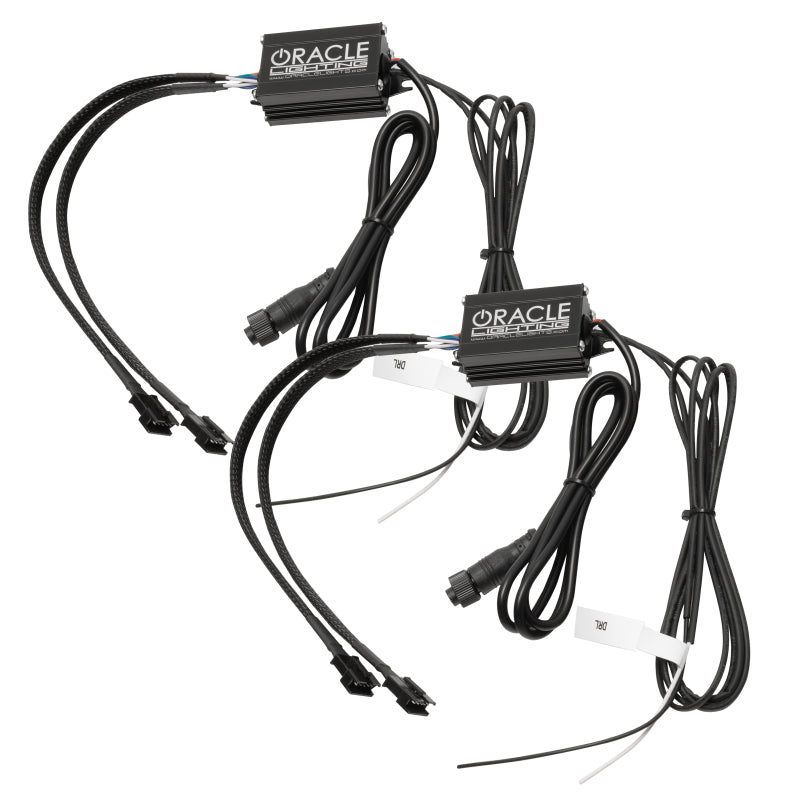 Oracle 15-21 Dodge Challenger RGB+W Headlight DRL Kit - ColorSHIFT w/ Simple Cntrl