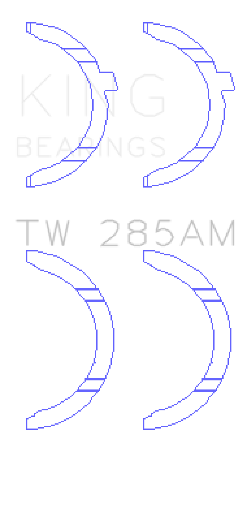 Ensemble de rondelles de butée King 94-01 Toyota 2,4 L 2RZ-FE / 2,7 L 3RZ-FE