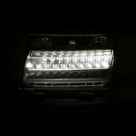 ANZO 18-19 Jeep Wrangler JL LED Chrome Clear avec signal séquentiel