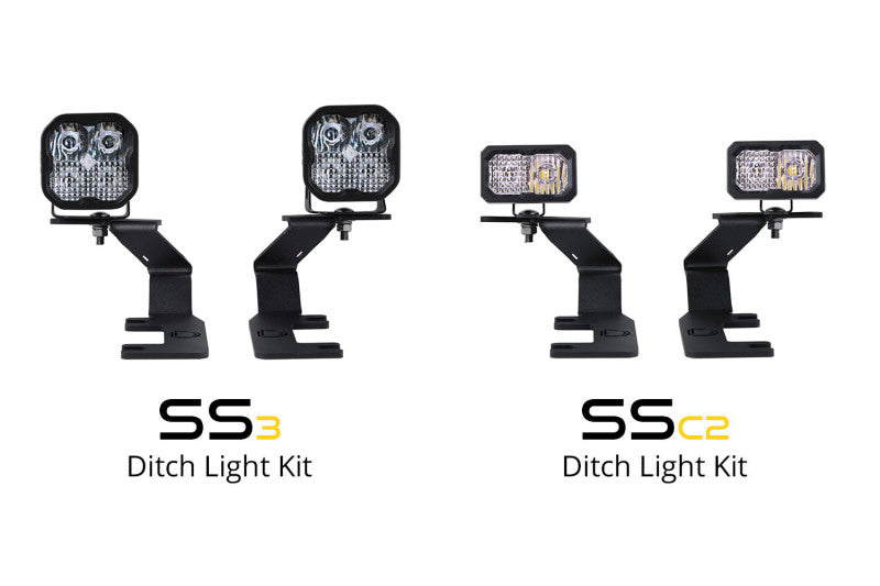 Kit d'éclairage de fossé à LED Diode Dynamics 15-21 Colorado/Canyon SS3 - Combo jaune sport