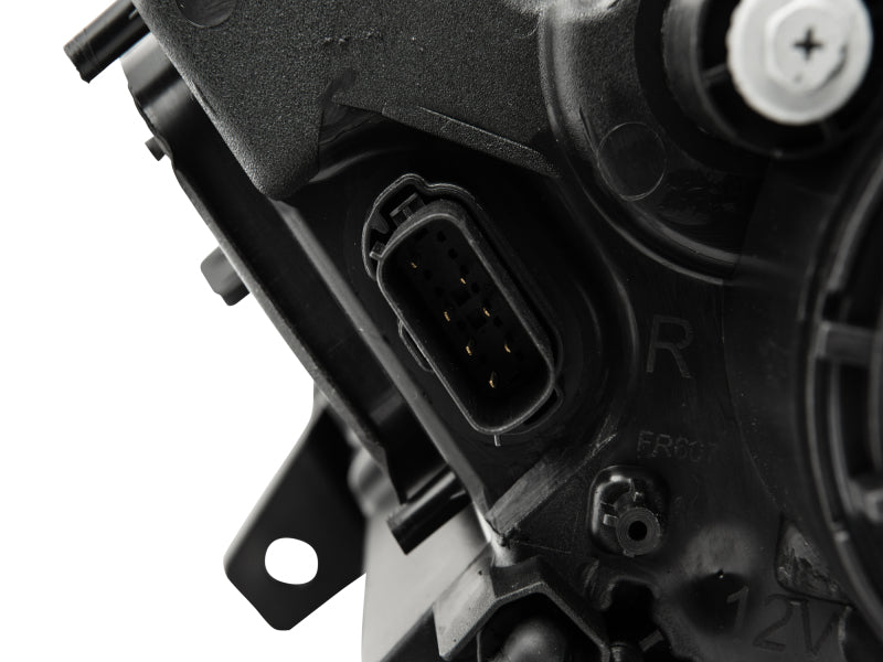 Phares de projecteur Raxiom 15-17 Ford Mustang Ampoules HID OEM - Boîtier noir (lentille transparente)