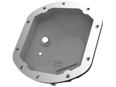 Couvercle de différentiel avant aFe Street Series Dana 30 noir avec ailettes usinées 97-18 Jeep Wrangler