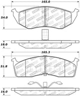Plaquettes de frein sport StopTech avec cales et matériel - Avant