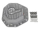 Couvercle de différentiel arrière aFe Power Street Ser brut avec aileron Mach 2017 Ford Diesel Trucks V8-6.7L(td) Dana M275-14