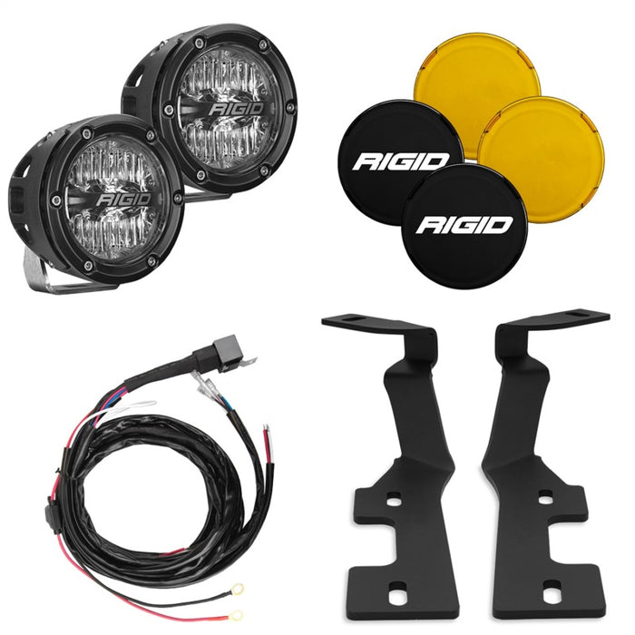 Kit d'éclairage pour montant A pour Dodge RAM 1500/TRX 2019+ de Rigid Industries (avec transmission 360 de 4 po)