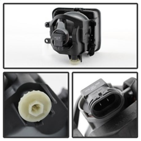 Feux antibrouillard OEM Spyder Toyota Tundra 2014+ avec interrupteur - Fumé FL-CL-TTU14-SM