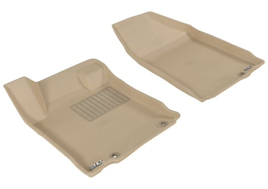 3D MAXpider 2013-2013 Nissan Altima Sedan Kagu 1st Row Floormat - Tan