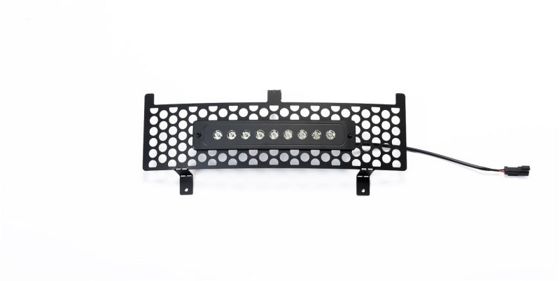 Insert de calandre de pare-chocs Putco 15-19 Chevy Silv HD SS Black Punch Design avec barre lumineuse incurvée affleurante de 10 pouces