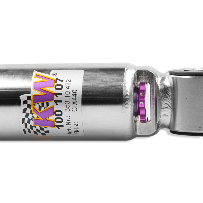 Kit combinés filetés KW V3 Audi Golf V GTI + Rabbit ; 2 roues motrices (A5/1K 1KP) ; tous les moteurs ; avec DSG