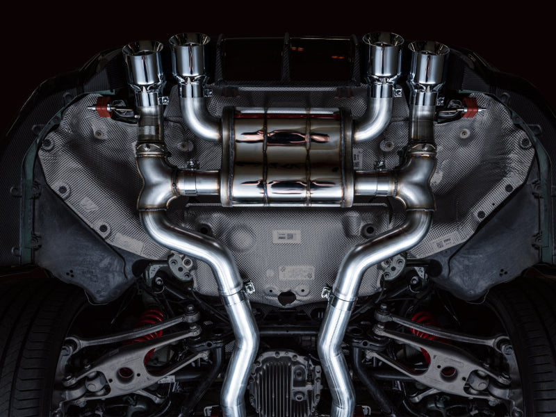 Échappement AWE SwitchPath Catback pour BMW G8X M3/M4 - Embouts chromés argentés