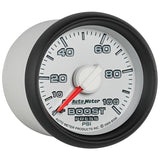 Manomètres de suralimentation mécaniques Autometer Factory Match 52,4 mm 0-100 PSI 3 plages de pression