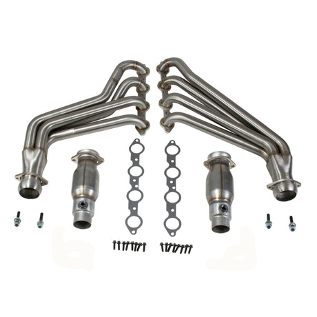 Collecteurs d'échappement à tube long BBK 10-15 Camaro LS3 L99 avec convertisseurs - 1-3/4 304 en acier inoxydable