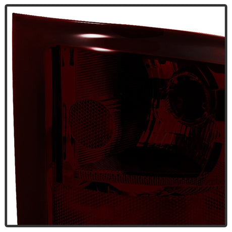xTune GMC Sierra 07-13 OEM Tail Lights Dark Red ALT-JH-CSIL07-OE-RSM