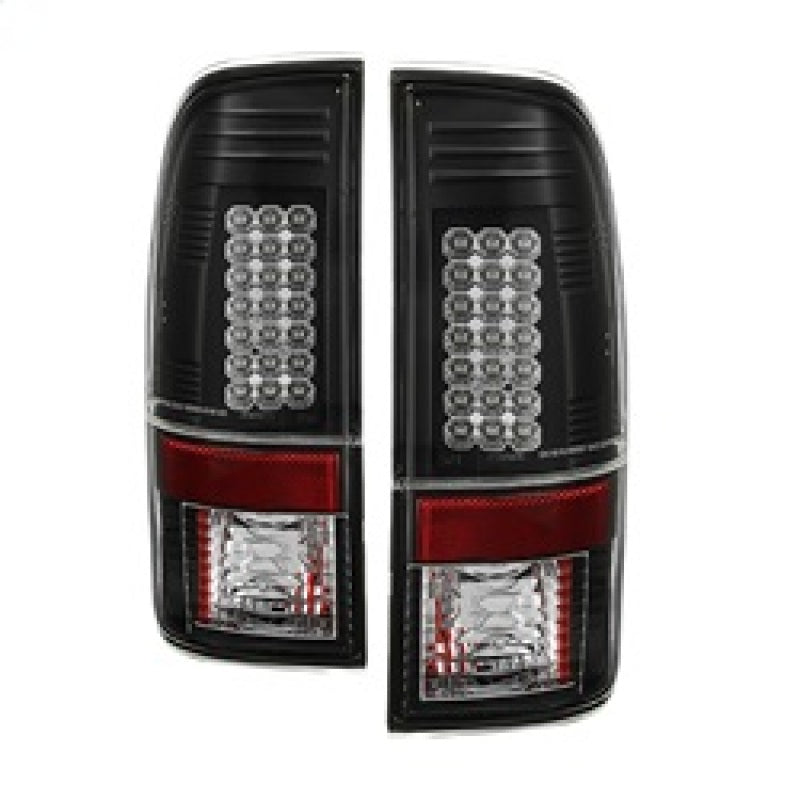 Feux arrière à LED Spyder Ford Super Duty 08-15 Noir ALT-YD-FS07-LED-BK