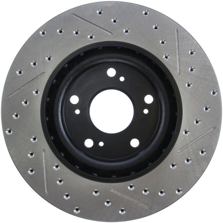 Rotor avant droit rainuré et percé StopTech 02-06 Acura RSX Type S / 06-09 Honda Civic Si