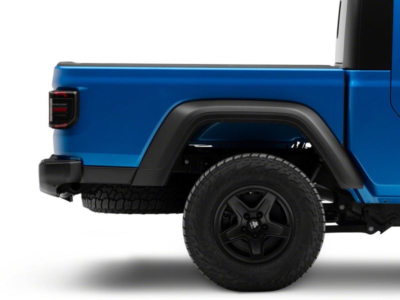 Feux arrière à LED Raxiom 20-23 Jeep Gladiator JT Axial Series - Boîtier noir (lentille fumée)