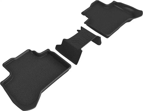 3D MAXpider 2018-2020 BMW X3 (G01)/X4 (G02) Kagu 2nd Row Floormats - Black 3D MAXpider