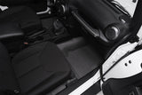 Kit de plancher BedTred 4 pièces pour Jeep JK Unlimited 4 portes avant 07-16 (avec boucliers thermiques)