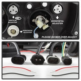 Phares de projecteur Spyder BMW Z3 96-02 LED Halo Chrome High H1 Low H1 PRO-YD-BMWZ396-HL-C