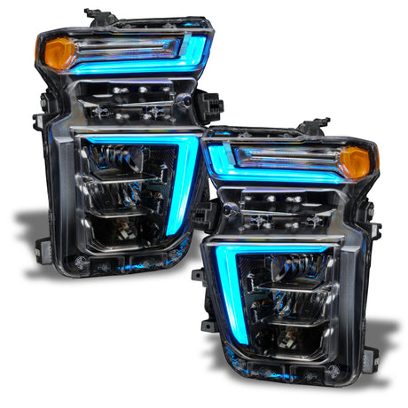 Oracle 20-21 Chevy Silverado HD 2500 RGB+W Headlight DRL Kit - ColorSHIFT w/o Cntrl