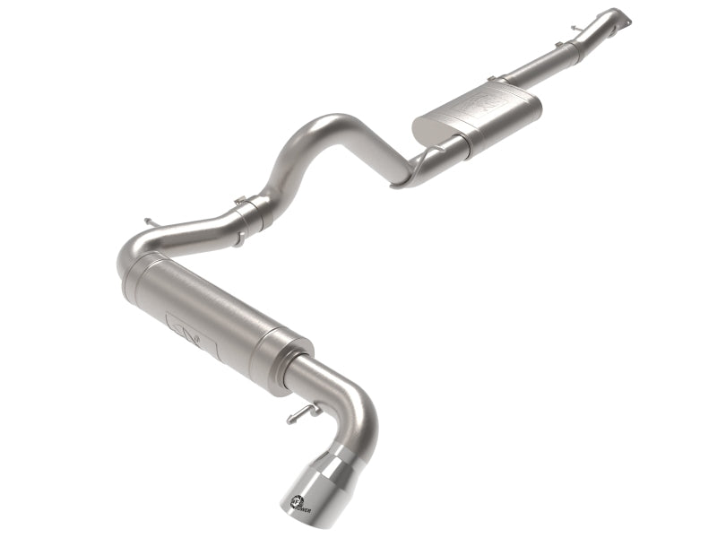 Échappement Cat-Back aFe Apollo GT 3 pouces 409 SS 2021 Ford Bronco L4-2,3 L (t)/V6-2,7 L (tt) avec embouts polis