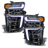 Oracle 2021 Chevy Silverado HD 2500/3500 RGB+W Headlight DRL Upgrade Kit ColorSHIFT 2