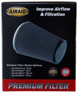 Filtre de remplacement direct Airaid 10-14 Ford Mustang Shelby 5,4 L suralimenté - Média huilé/bleu