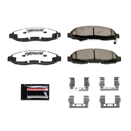 Power Stop 03-04 Dodge Dakota Front Z36 Truck & Tow Brake Pads w/Hardware