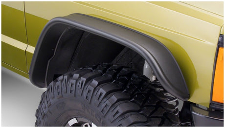 Élargisseurs plats Bushwacker 84-01 Jeep Cherokee 2 pièces - Noir