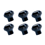 Ensemble de boutons de tableau de bord en aluminium billette Rugged Ridge noir 76-86 Jeep CJ