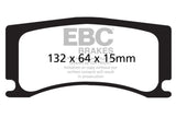 Plaquettes de frein arrière EBC Yellowstuff pour Jaguar XKR 4.2 Supercharged (Portfolio) 08-09