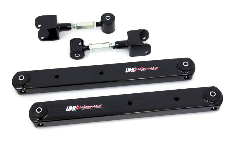 Kit de bras de suspension arrière UMI Performance 68-72 GM A-Body, entièrement en boîte, inférieurs, supérieurs réglables