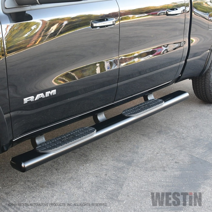 Marchepieds ovales Nerf PRO TRAXX 6 Westin 19-21 pour Ram 1500 Crew Cab - Noir