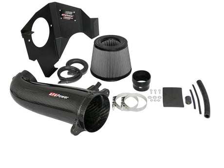 aFe POWER Magnum FORCE en fibre de carbone Stage 2 Track Series Pro Dry S CAIS - 11-18 Dodge Challenger V8
