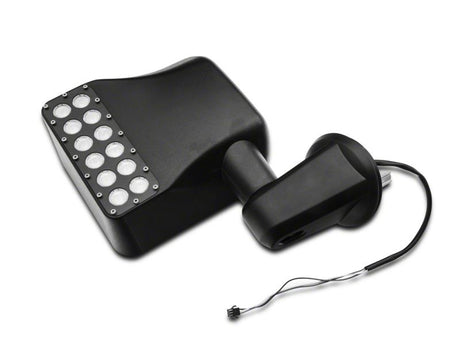 Rétroviseurs manuels à LED tout-terrain Raxiom 07-18 Jeep Wrangler JK avec clignotants