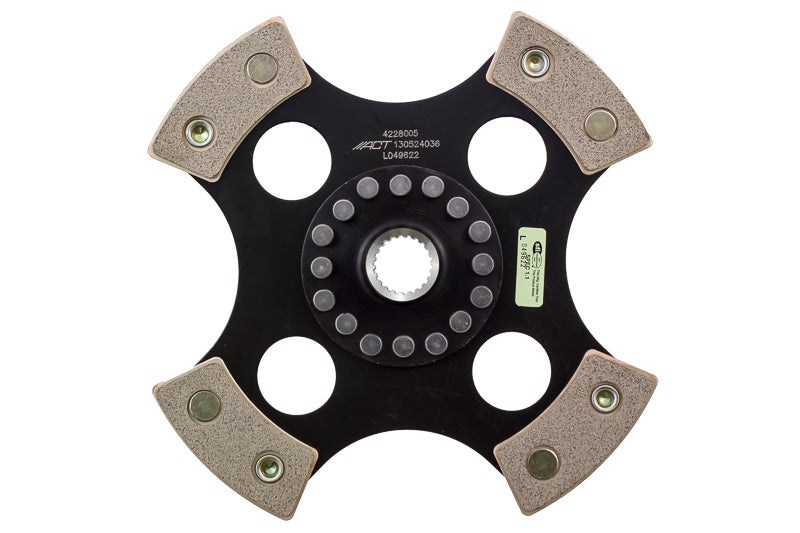 Disque de course rigide ACT 2005 Mazda 3 4 plaquettes