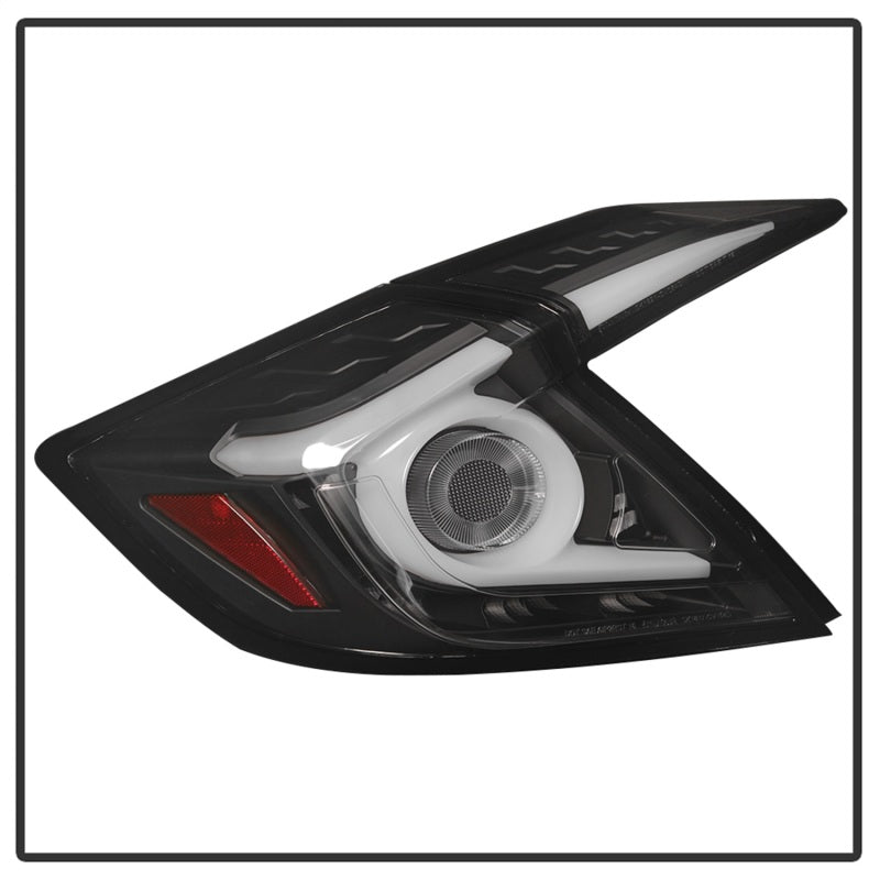 Feux arrière à LED Spyder 16-19 Honda Civic 4 portes - Noir - ALT-YD-HC164D-LB-BK