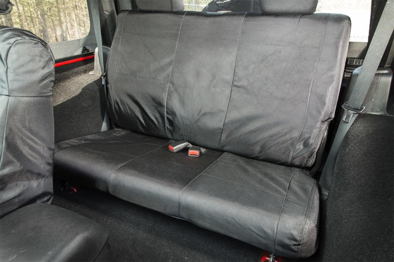 Housse de siège arrière balistique Rugged Ridge noire 840D 11-18 JK 2 portes