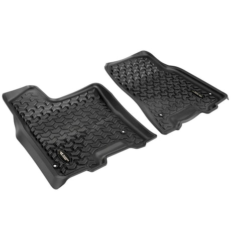 Ensemble de revêtements de sol Rugged Ridge, paire avant noire 19 RAM 1500