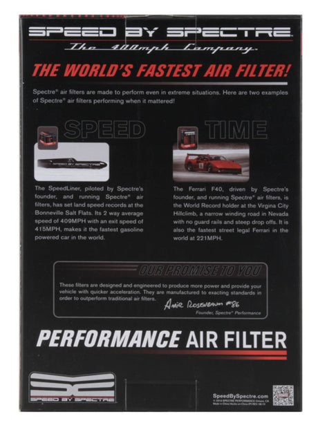 Filtre à air rond de remplacement Spectre 2002 GMC C3500HD 6,5 L V8 DSL